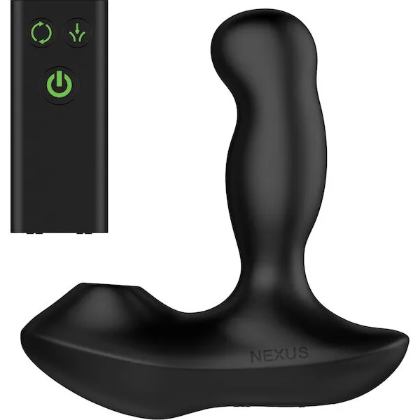 Nexus-Revo-Air-Rotating-Prostate-Massager-w-Suction-Black