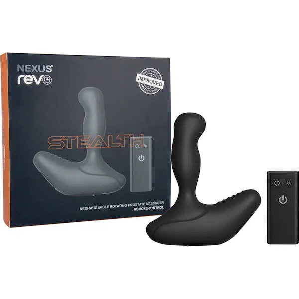 Nexus-Revo-Stealth-Remote-Control-Rotating-Prostate-Massager-Black