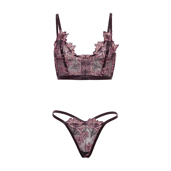 Adela-Embroidered-Boned-Bustier-w-G-String-2-pc-Set-Black-Pink-LG