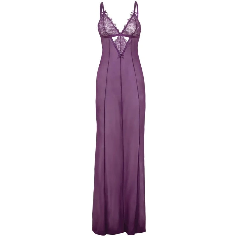 Katana-Mesh-and-Eyelash-Lace-Gown-Purple-1X-2X