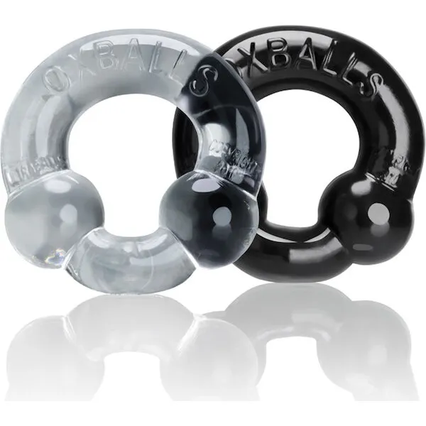 Oxballs-Ultraballs-Cock-Rings-Black-Clear-Pack-of-2