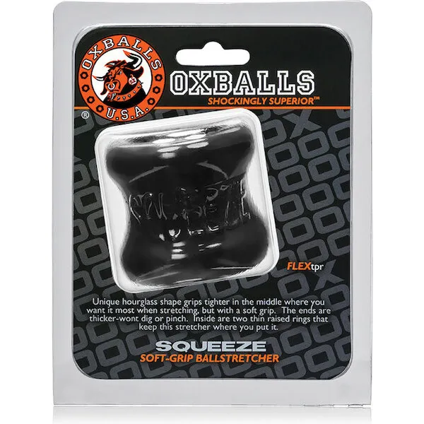 Oxballs-Squeeze-Ball-Stretcher-Black