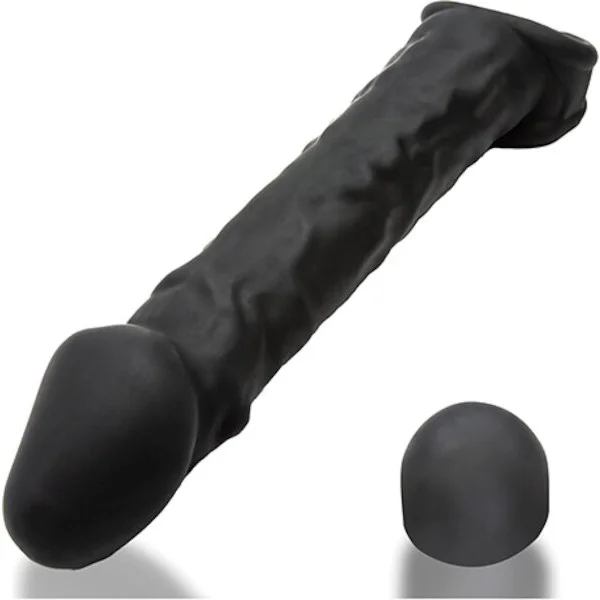 Oxballs-Muscle-Ripped-Inner-Ribbed-Velvet-Smooth-Cocksheath-Special-Edition-Black