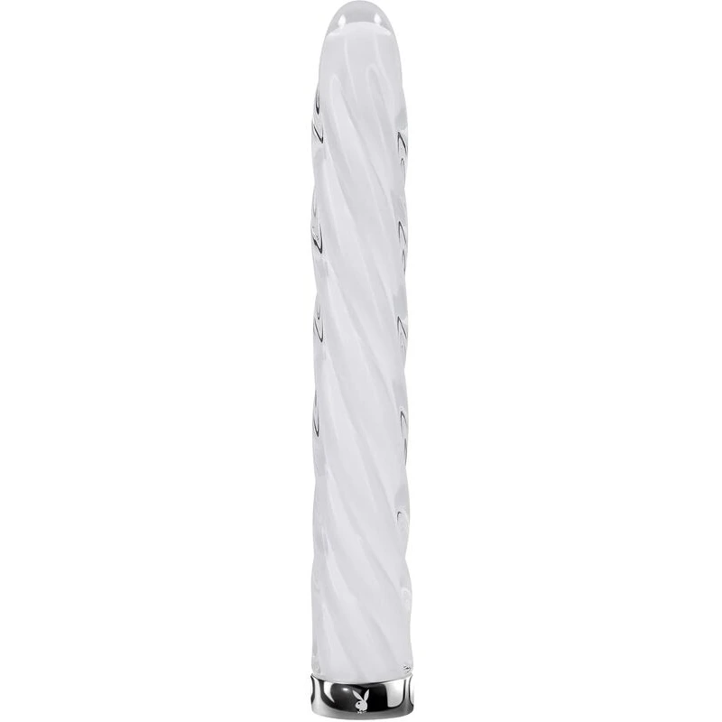 Playboy-Pleasure-In-the-Twist-Glass-Vibrator-White