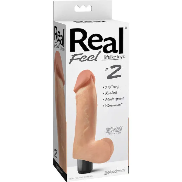 Real-Feel-No-2-Long-7-5-inch-Vibe-Waterproof-Mutli-speed-Flesh