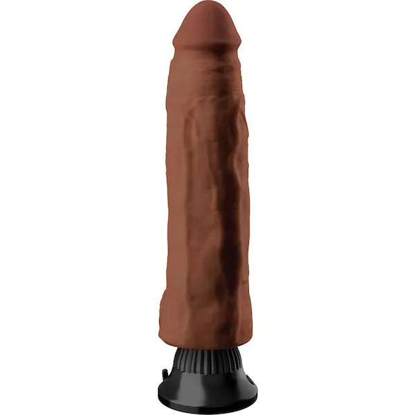 Real-Feel-Deluxe-No-10-10-inch-Vibe-Waterproof-Brown