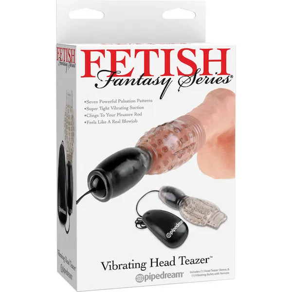 Fetish Fantasy Series Vibrating Head Teazer - Black