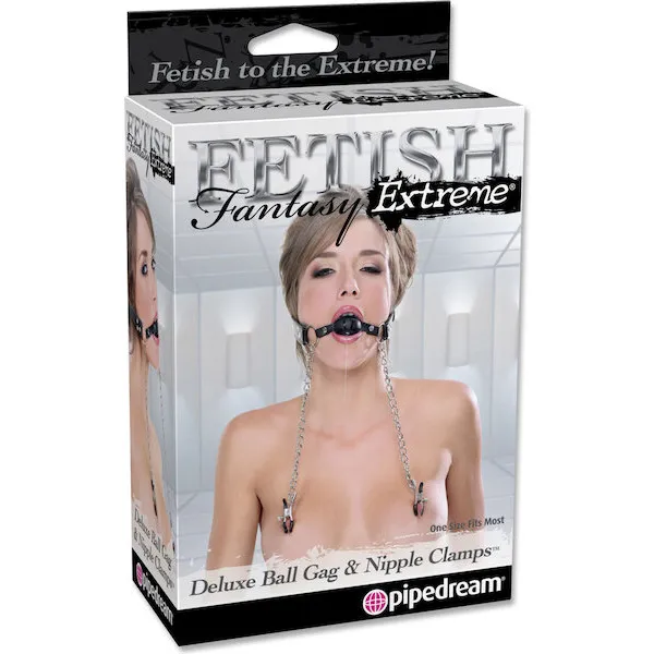 Fetish-Fantasy-Extreme-Deluxe-Ball-Gag-and-Nipple-Clamps-Black