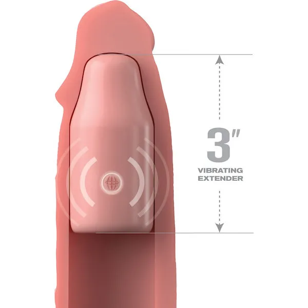 Fantasy-X-tensions-Elite-9-inch-Sleeve-Vibrating-3-inch-Plug-w-Remote-Light