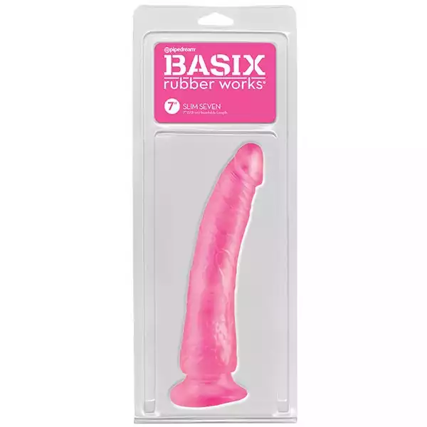 Basix-Rubber-Works-7-inch-Slim-Dong-Pink