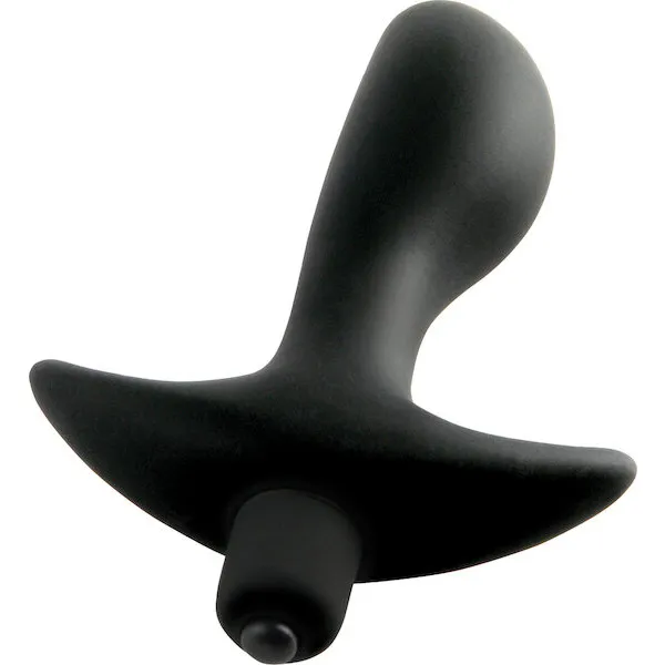 Anal Fantasy Collection Vibrating Perfect Plug - Black