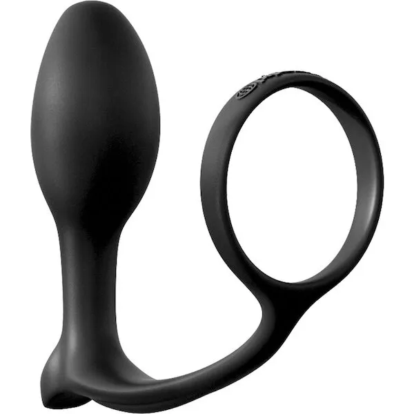 Anal-Fantasy-Ass-Gasm-Cockring-Beginners-Plug-Black