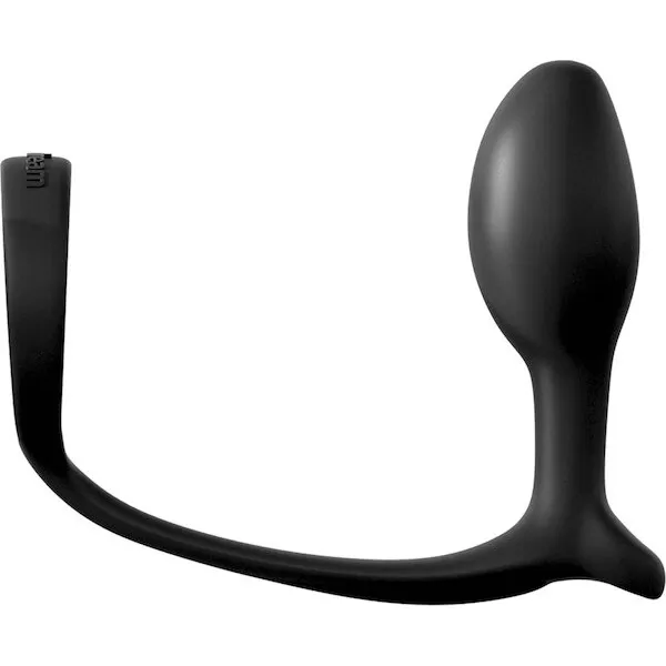 Anal-Fantasy-Ass-Gasm-Cockring-Beginners-Plug-Black