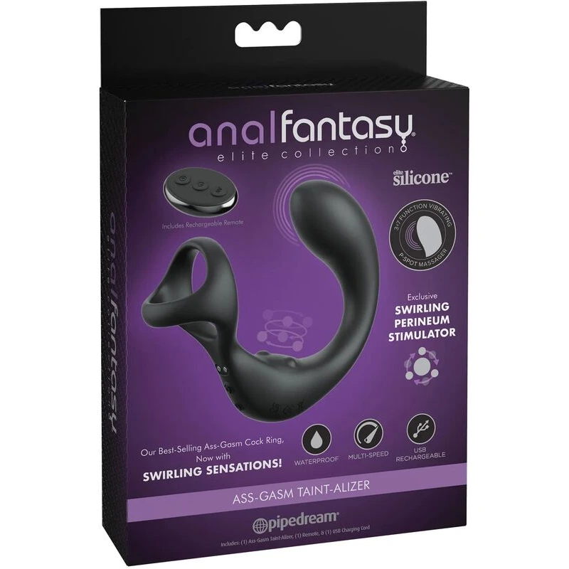 Anal-Fantasy-Elite-Ass-Gasm-Taint-Alizer-P-Spot-Vibrator-Black