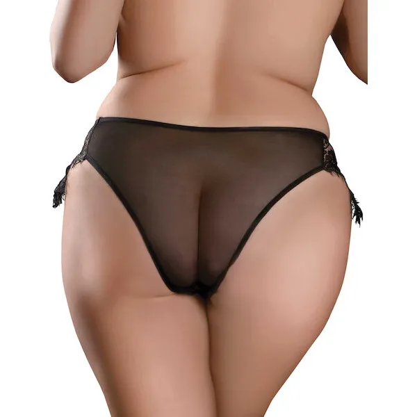 Hookup Panties Remote Princess Panty Black XL-XXL