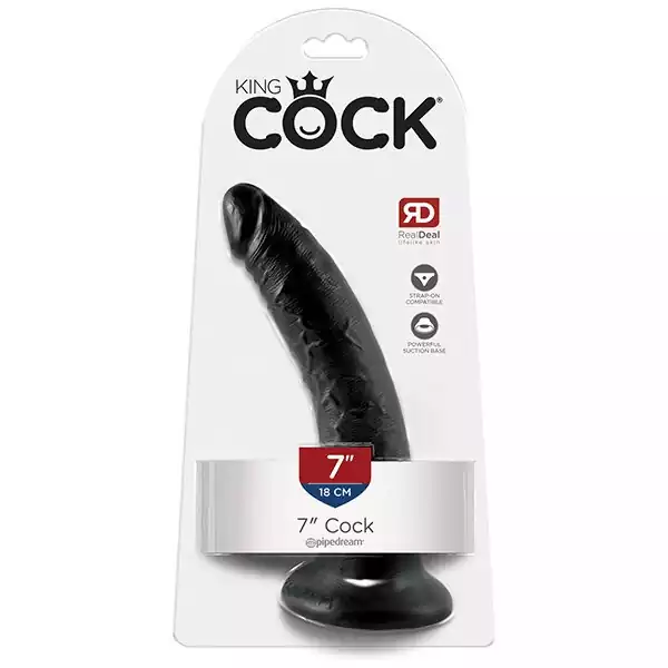 King-Cock-7-inch-Cock-Black