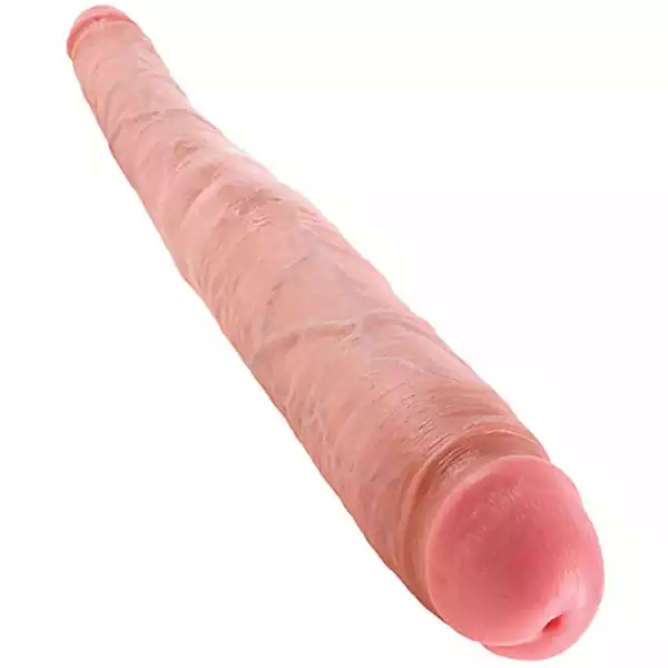 King-Cock-16-inch-Tapered-Double-Dildo-Flesh
