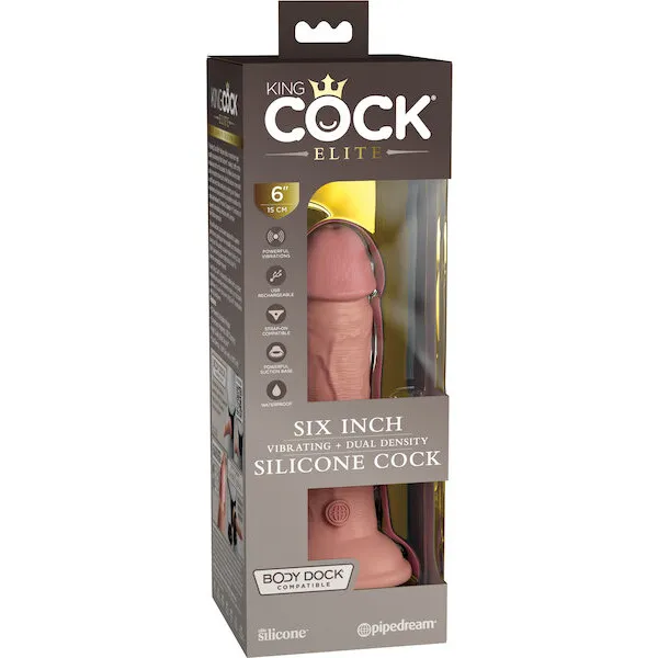 King-Cock-Elite-6-inch-Dual-Density-Vibrating-Silicone-Cock-Light