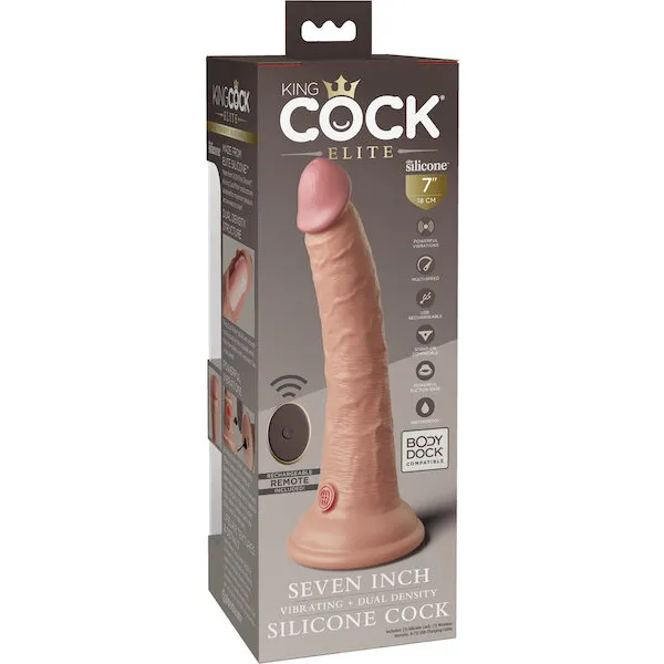 King-Cock-Elite-7-inch-Dual-Density-Vibrating-Silicone-Cock-w-Remote-Light