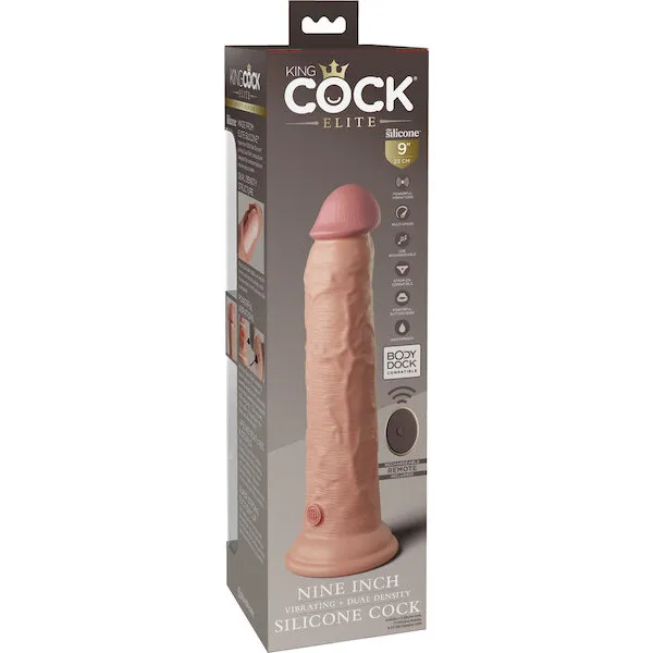King-Cock-Elite-9-inch-Dual-Density-Vibrating-Silicone-Cock-w-Remote-Light
