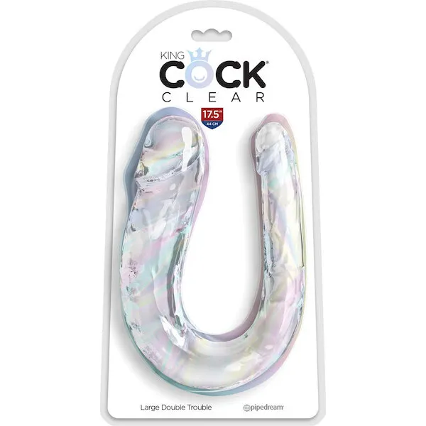 King-Cock-Clear-Large-Double-Trouble-Dildo-Clear