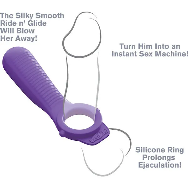 Fantasy C-Ringz Ride N' Glide Couples Ring - Purple