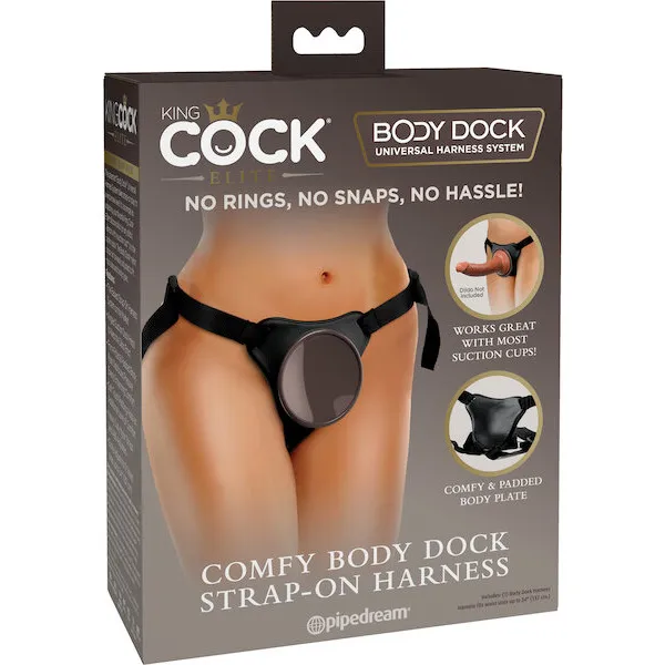 King-Cock-Elite-Comfy-Body-Dock-Strap-On-Harness-Black