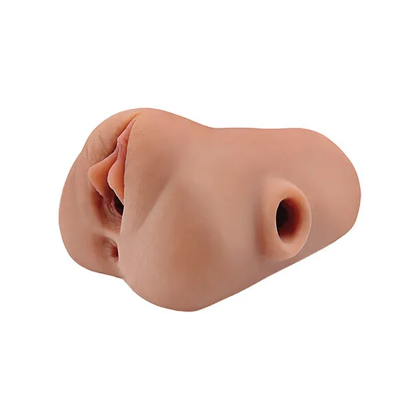 PDX-Plus-Double-Pounder-Vibrating-Squeeze-Stroker-Brown