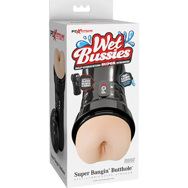 PDX Extreme Wet Bussies Super Bangin' Butthole Stroker - Light