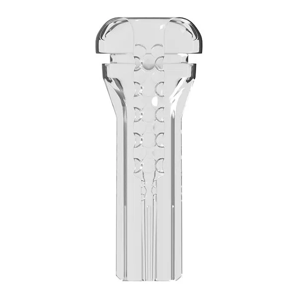 PDX-Elite-ViewTube-XXL-See-Thru-EZ-Grip-LED-Stroker-Clear