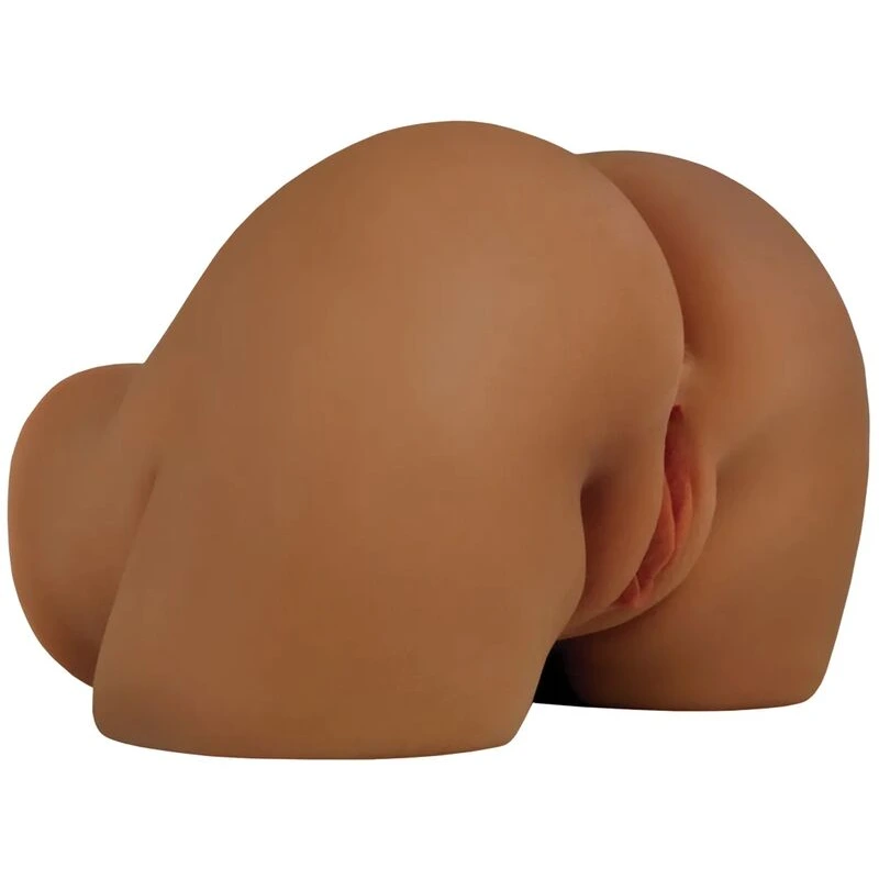 PDX-Elite-Shake-That-Ass-Vibrating-Mega-Masturbator-Brown