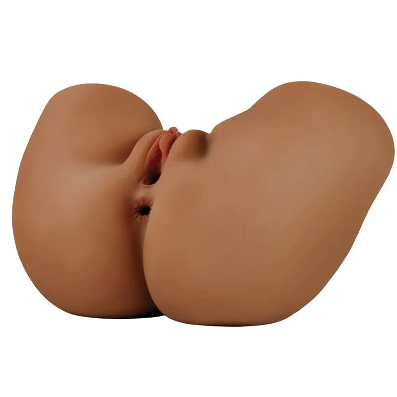 PDX-Elite-Shake-That-Ass-Vibrating-Mega-Masturbator-Brown