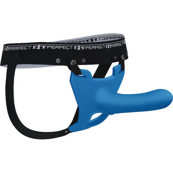 Perfect-Fit-Zoro-6-5-inch-Strap-On-w-Case-Blue
