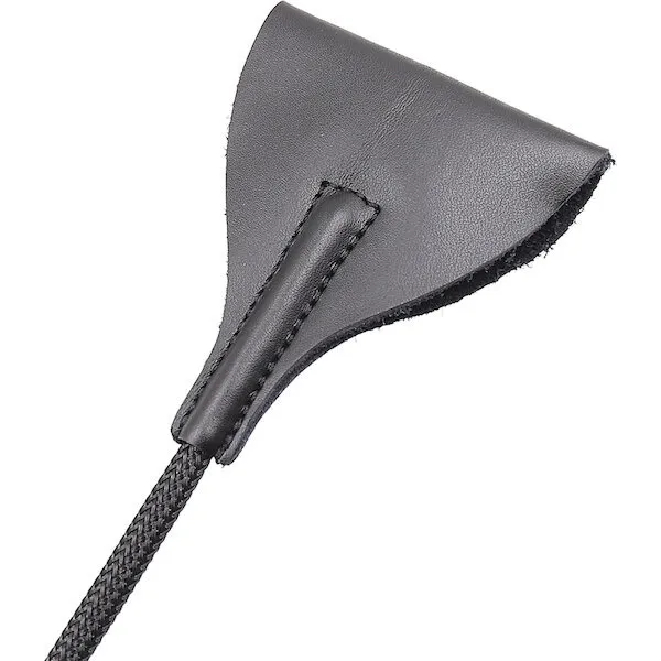 Plesur-21-inch-Wide-Tip-Leather-Crop-Black