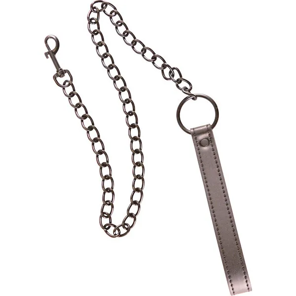 Plesur-PVC-Leash-Black