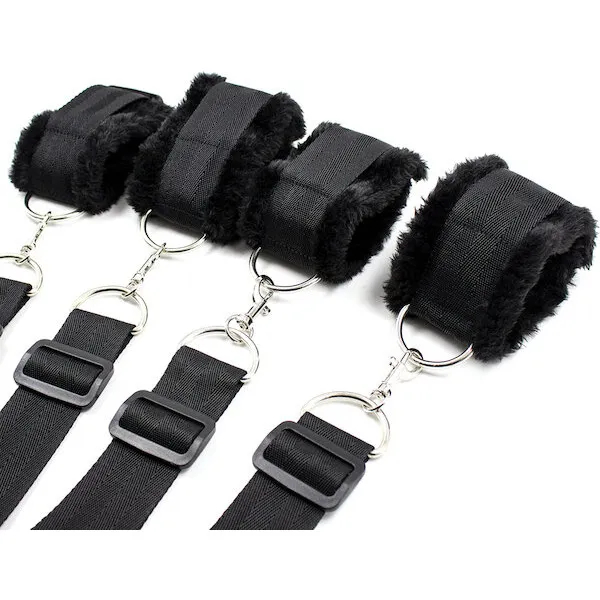 Plesur-Fuzzy-Bedroom-Bondage-Kit-Black