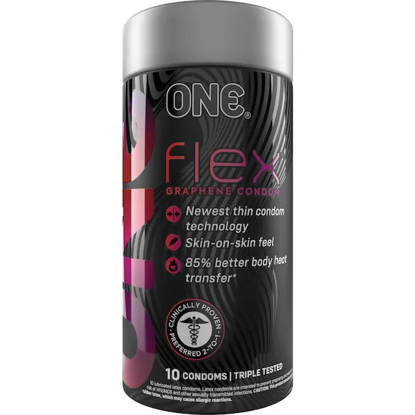One-Flex-Graphene-Condom-Pack-of-10