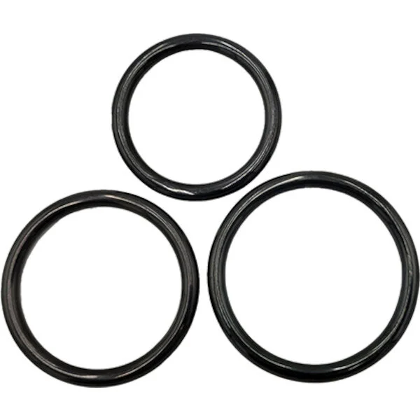 Rouge-Black-Stainless-Steel-3-Piece-Cock-Ring-Set-Black
