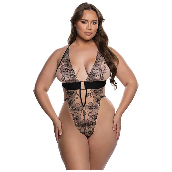Orchid-Blossom-Embroidered-Teddy-Black-Nude-2X