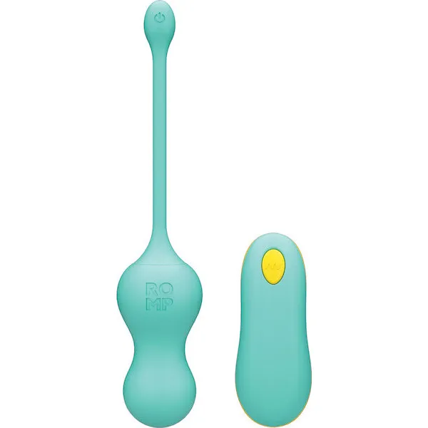ROMP Cello Remote Control G-Spot Vibrating Egg - Blue