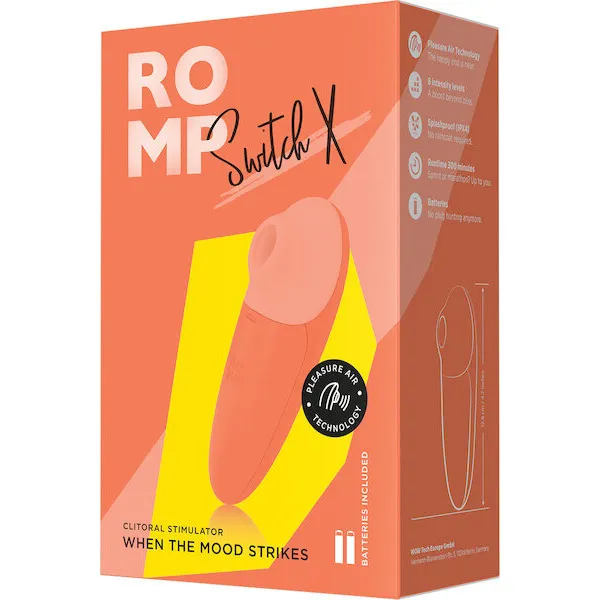ROMP Switch X Clitoral Vibrator - Orange