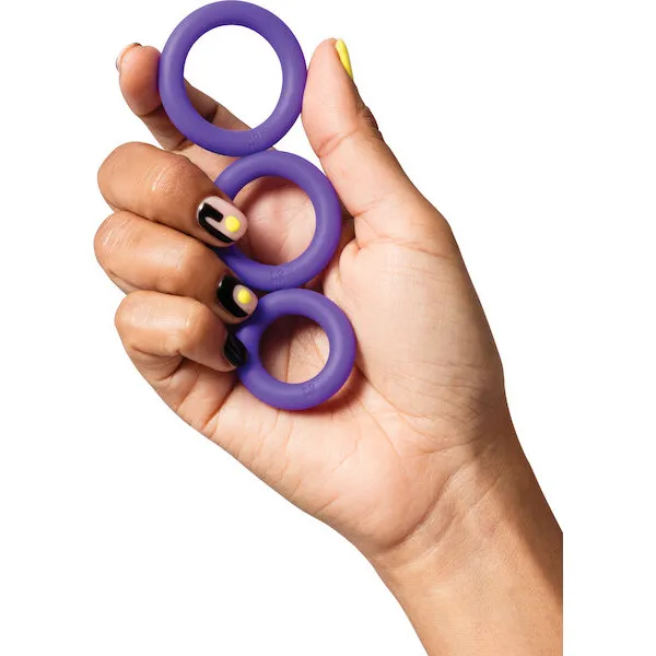 Romp-Remix-Trio-Penis-Ring-Set-of-3-Purple