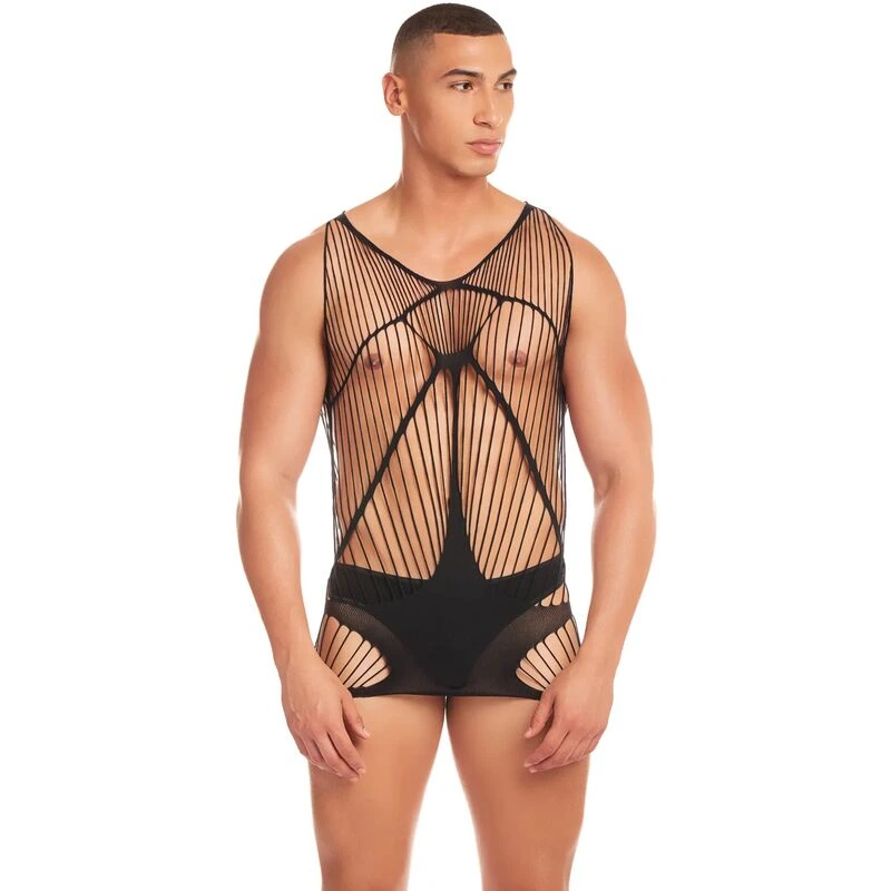Rainbow-Party-Automatic-Long-Tank-Black-S-M