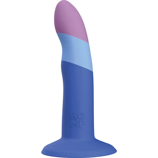 ROMP-Piccolo-3-Color-Dildo-Blue
