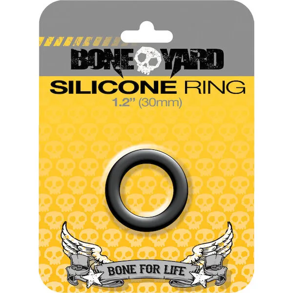 Boneyard-1-2-inch-Silicone-Ring-Black