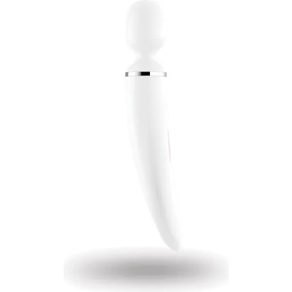 Satisfyer Wand-er Woman - White/Chrome