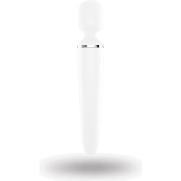 Satisfyer Wand-er Woman - White/Chrome