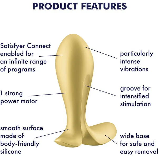 Satisfyer Intensity Plug - Gold