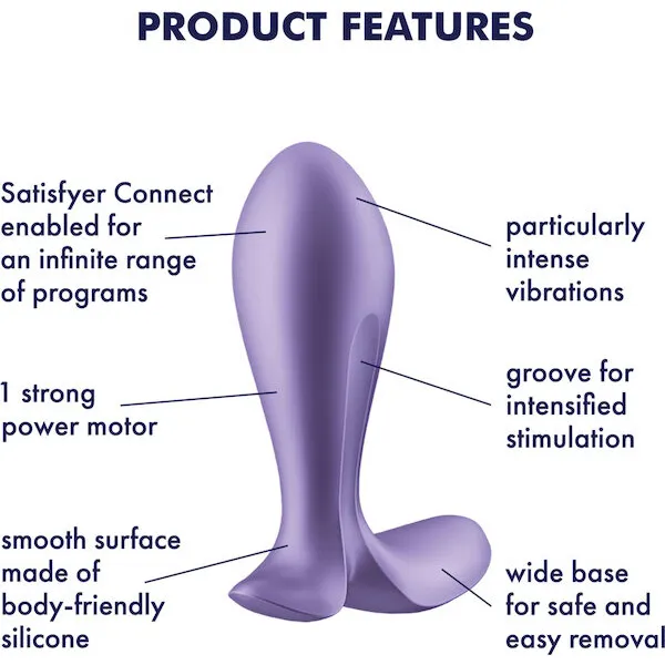 Satisfyer Intensity Plug - Purple