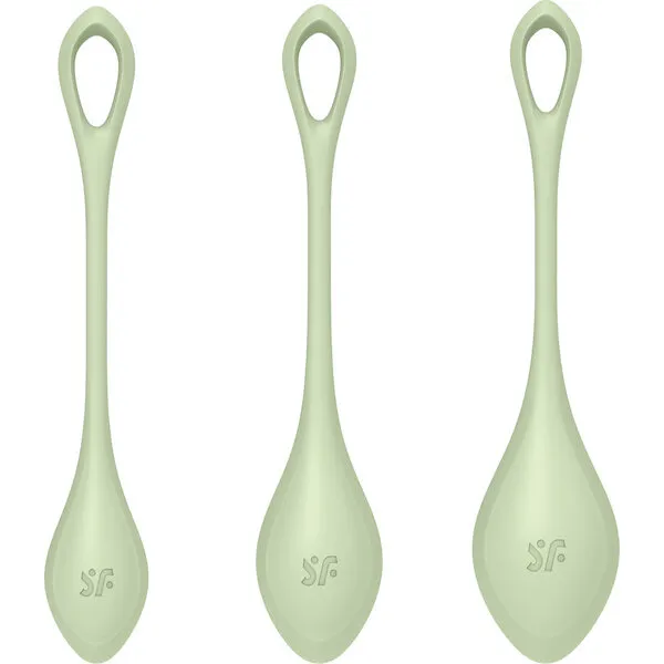 Satisfyer-Yoni-Power-2-Balls-Training-Set-Light-Green